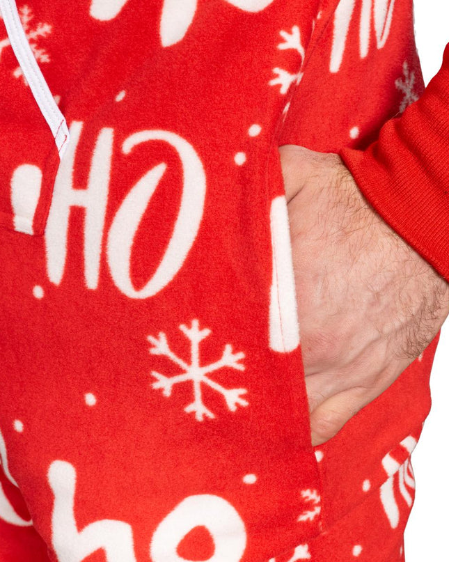 Ugly Christmas Sweater Fair Isle Adult Union Suit Pajamas