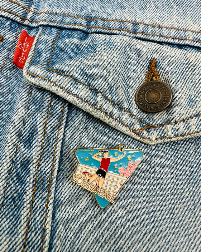 Brooch - Volleyball | Family Pajama Accessories for Christmas