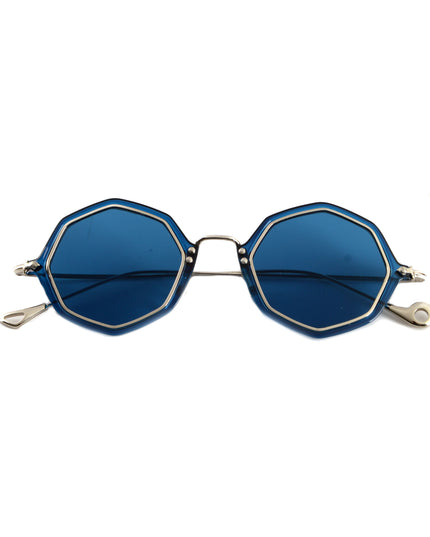 Sininen Filigree -koriste