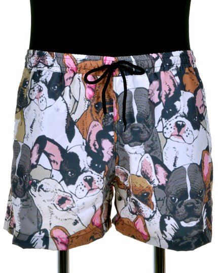Dog Print Shorts