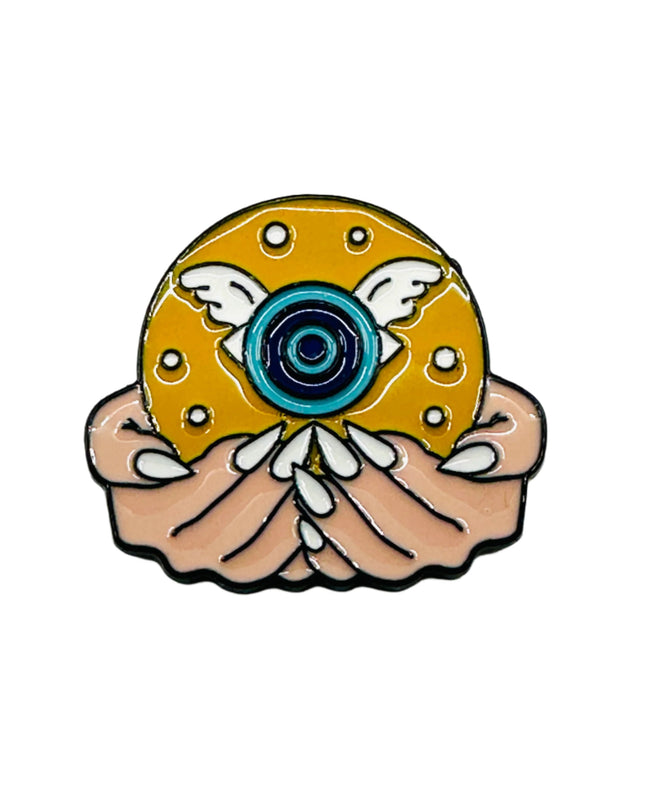 Crystal Ball Eye Pin - Mystical Collector's Item