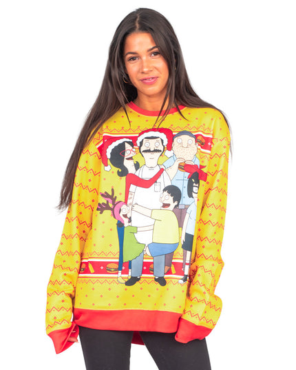 Bob's Burgers Family Hug Ugly Sweater