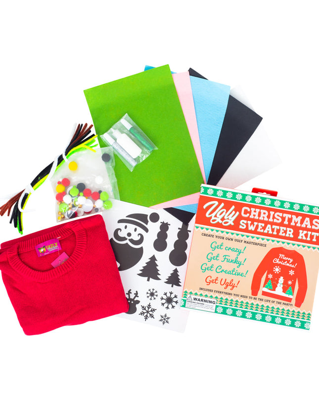 DIY Ugly Christmas Sweater Kit to Create Your Own Design
