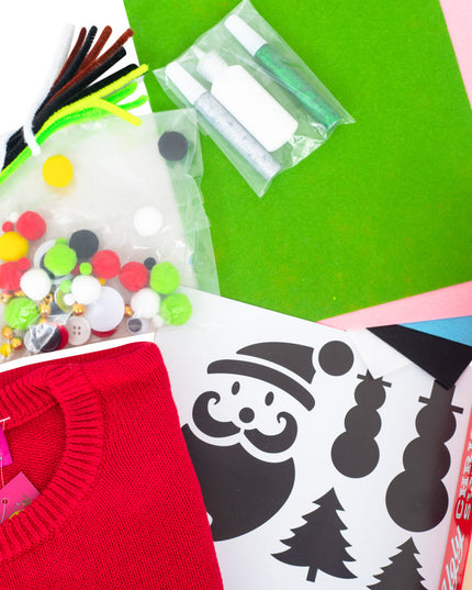 DIY Ugly Christmas Sweater Kit to Create Your Own Design