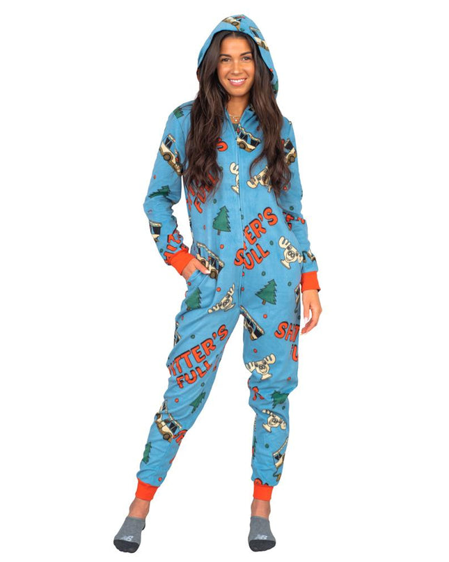 Christmas Vacation Shitter's Full Family Pajamas Jumpsuit