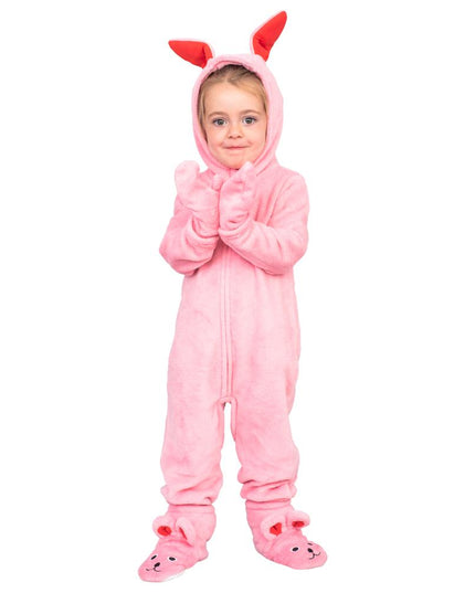 A Christmas Story Pink Bunny Christmas Jumpsuit