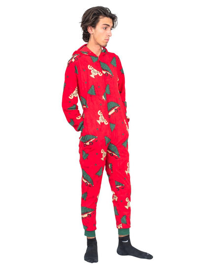 Christmas Vacation Moose Mug Pajamas Jumpsuit