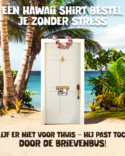 Tapa Blue Hawaiian Shirt for Men