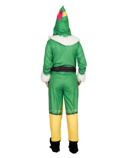 Buddy the Elf Costume Pajama Union Jumpsuit