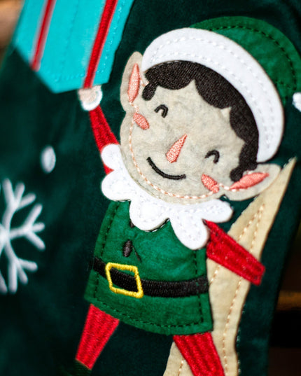 Elf Matching Family Christmas Stocking