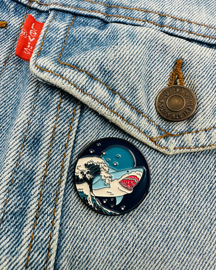 Wave Shark Pin | Accessories for Women