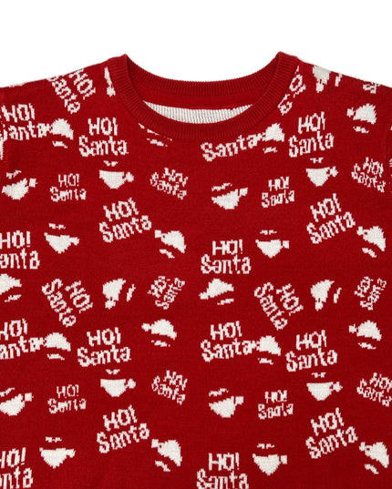 Vintage Christmas Sweater - Ho! Santa