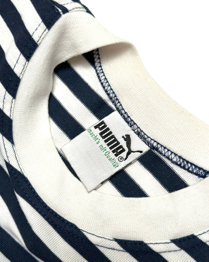 Vintage Puma Striped Tee for Men and Women