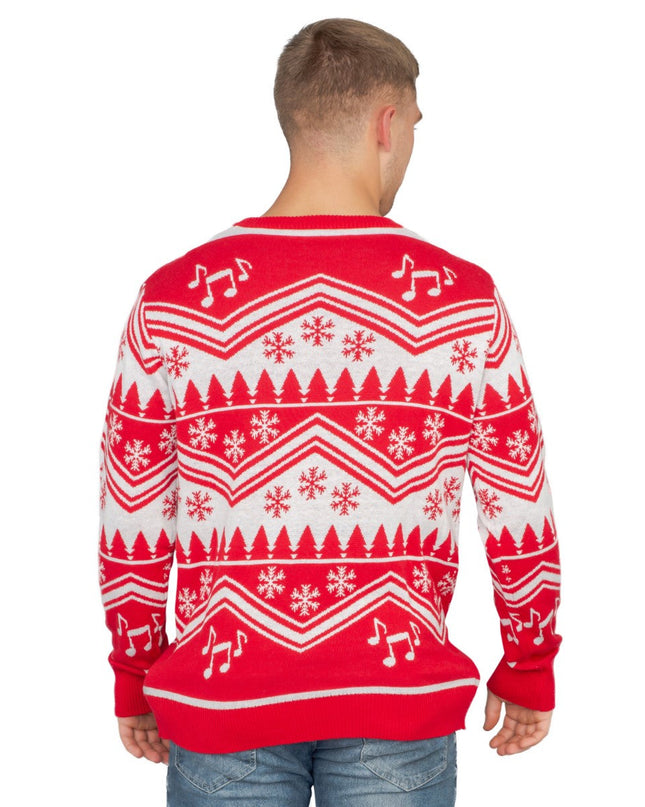 Flappy Drummer Boy Animated Ugly Christmas Sweater