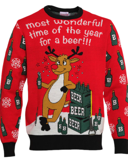 Christmas Sweater for the Most Wonderful Beer Time