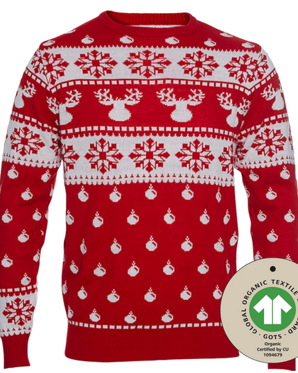 Classic Red Christmas Sweater for Women by Marius