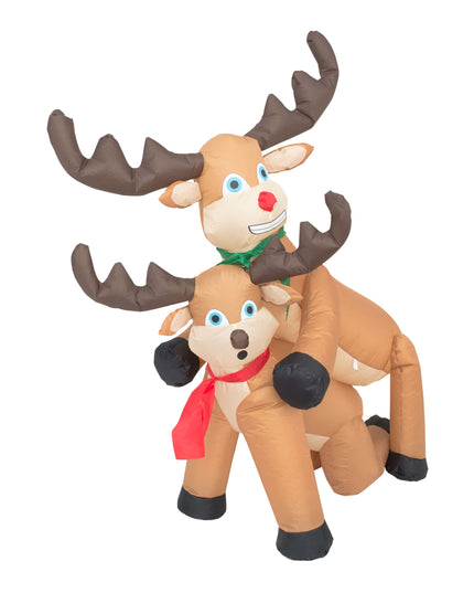 Funny Humping Reindeer Lawn Inflatable Decoration