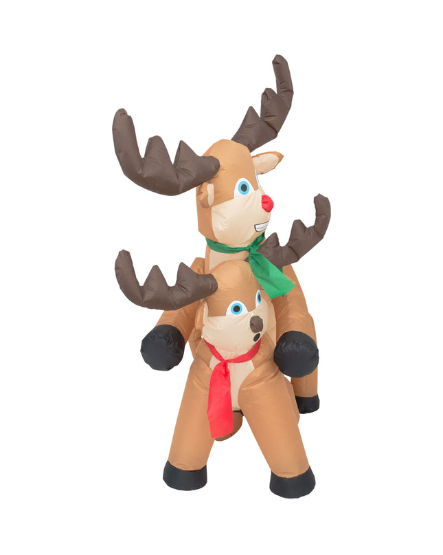Funny Humping Reindeer Lawn Inflatable Decoration