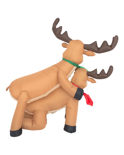 Funny Humping Reindeer Lawn Inflatable Decoration