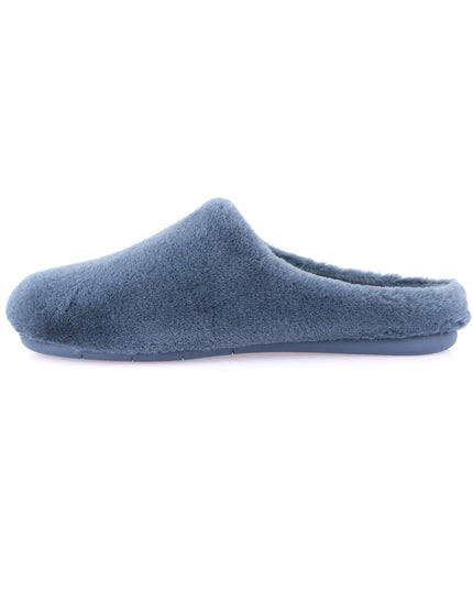 Grünland Women's Faux Fur Slippers in Jeans for Cozy Relaxation