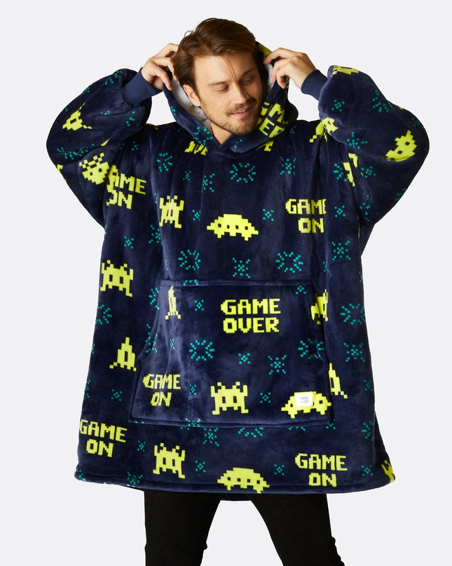HappyHoodie Game Over - Fun Loungewear for Adults