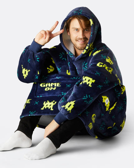 HappyHoodie Game Over - Fun Loungewear for Adults