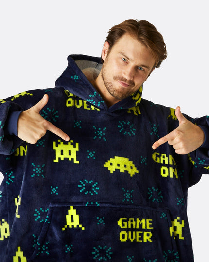 HappyHoodie Game Over - Fun Loungewear for Adults