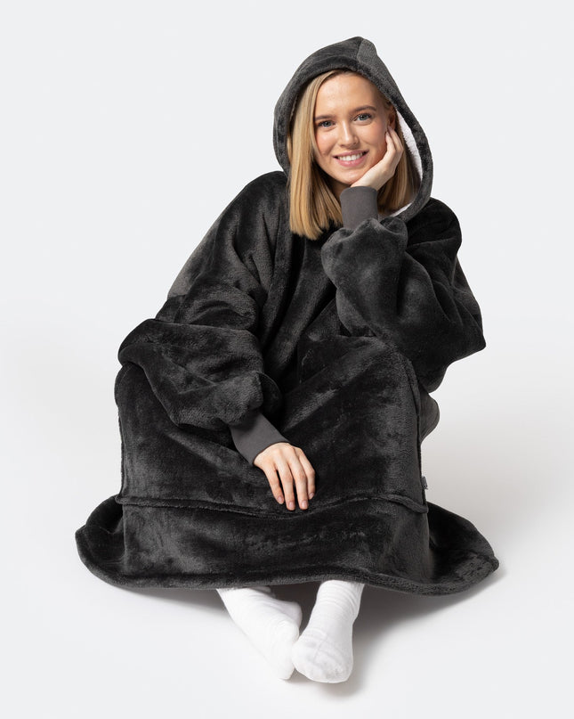 HappyHoodie Grey for Adults - Classic Comfort