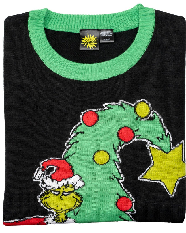 Grinch Xmas Tree Unisex Ugly Christmas Sweater