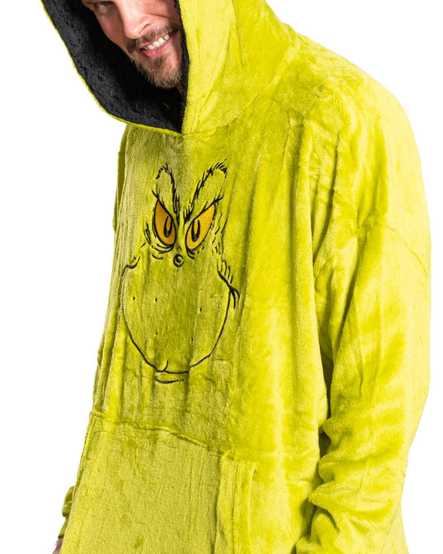 Grinch Face Sleep Poncho