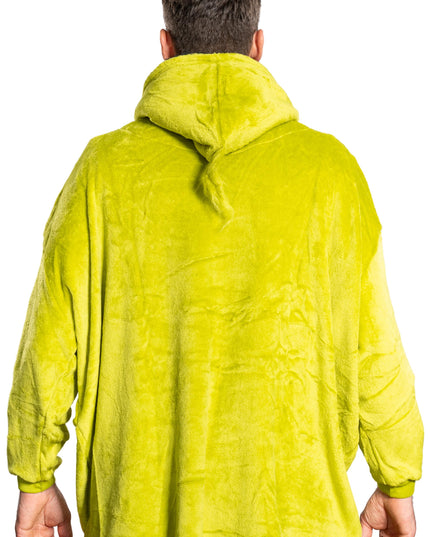 Grinch-kasvo nukkumaponcho