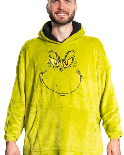 Grinch Face Sleep Poncho