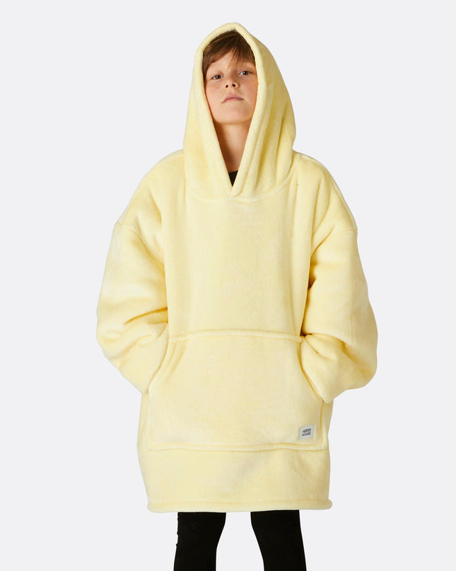 Keltainen HappyHoodie lapsille