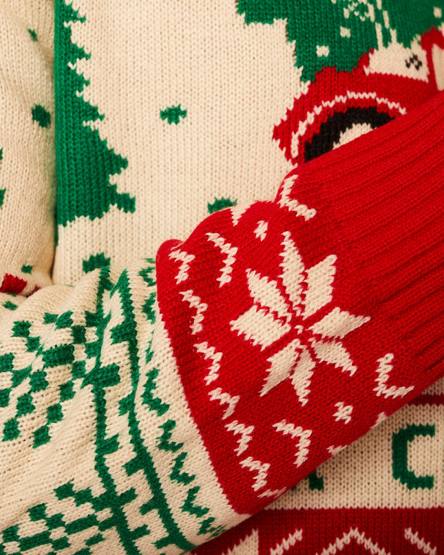 Men's Driving Home Christmas Sweater for Festive Spirit