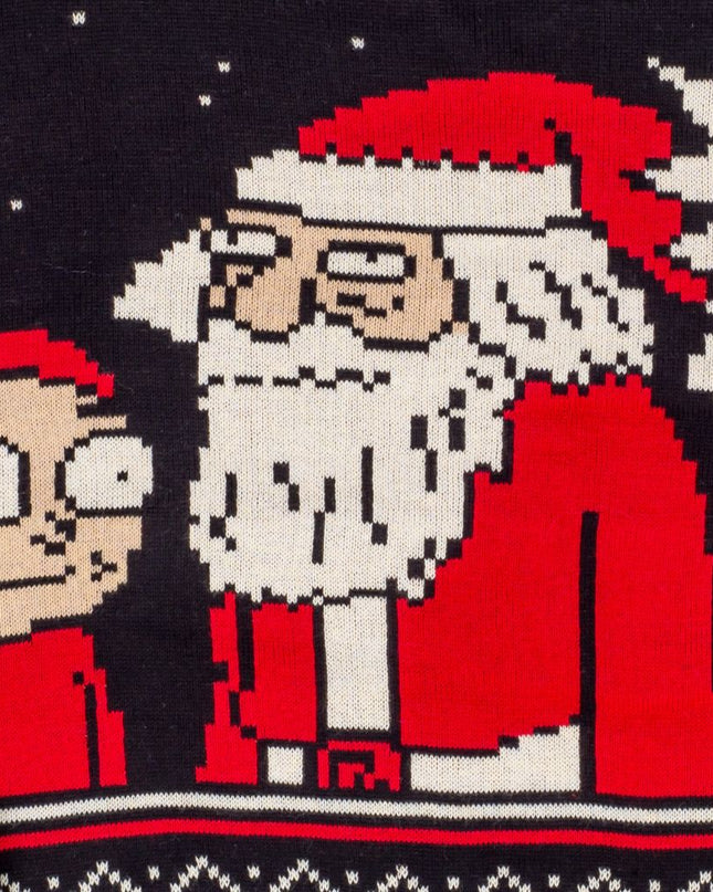 Rick and Morty Happy Human Holiday Ugly Christmas Sweater