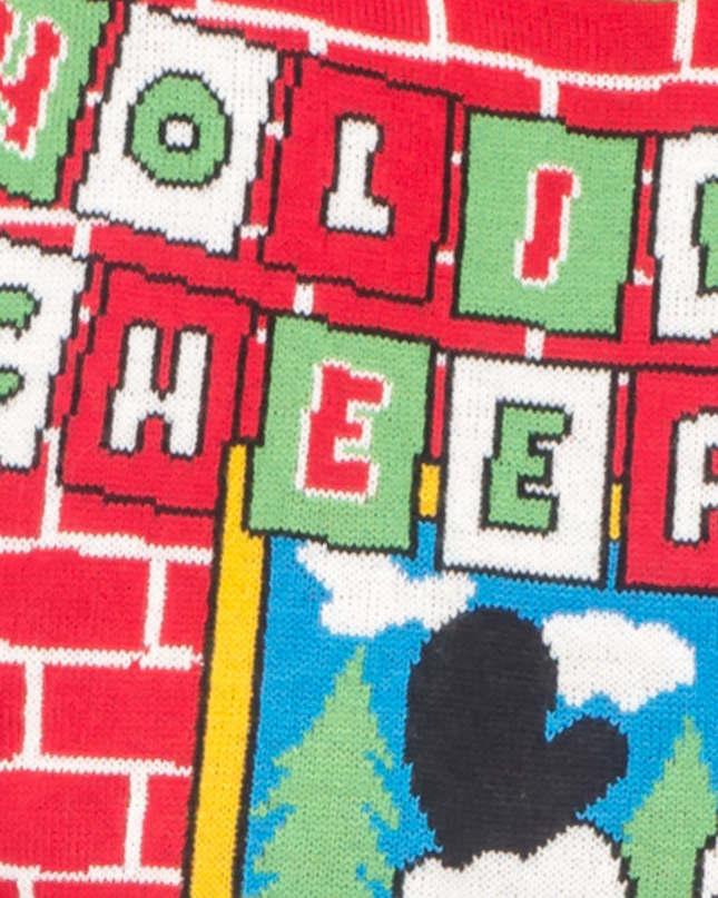 Naisten Santa with Beer Holder Ugly Christmas Sweater