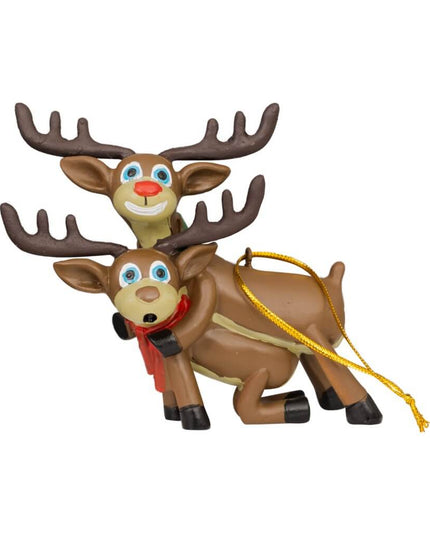 Humping Reindeer Christmas Tree Ornament