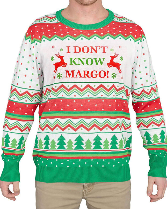 I Don't Know Margo Ugly Christmas Sweater