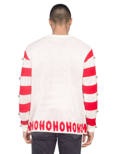 I Love Xmas HOHOHO Light Up and Bells Ugly Sweater