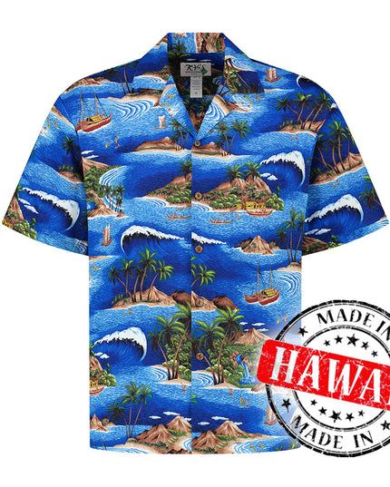 Hawaiian Shirt Sailing Around Hawaii