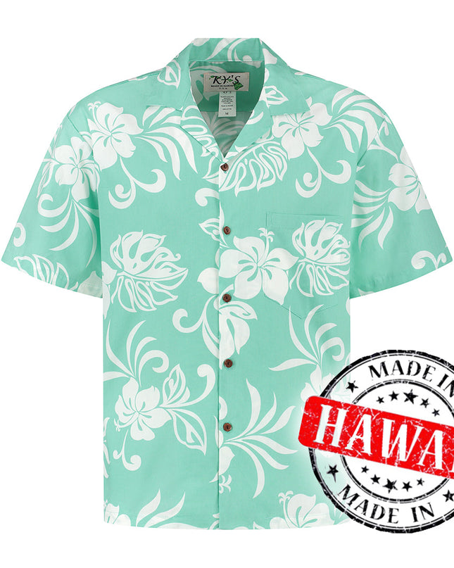 Turquoise Vacation Flair Hawaiian Shirt