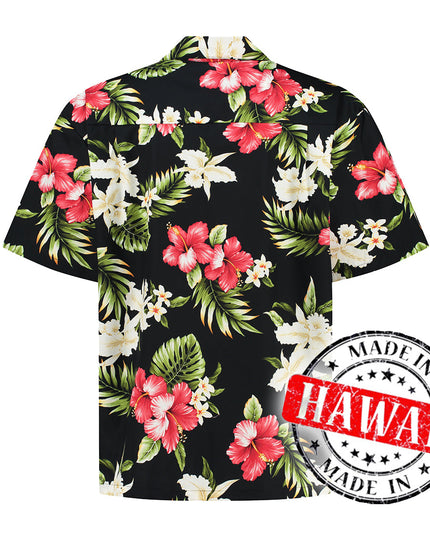 Tropical Flowers Hawaiian Shirt for Men