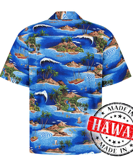 Hawaiian Shirt Sailing Around Hawaii