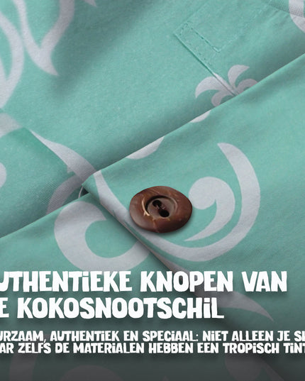 Hawaiian Shirt Vacation Flair in Turquoise