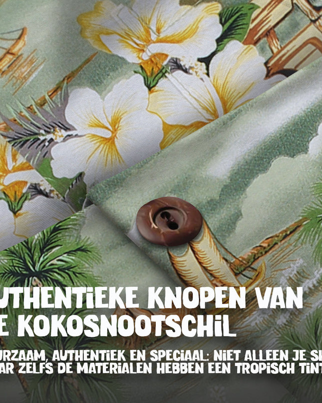 Hawaiian Shirt with Flowers from Hawaii