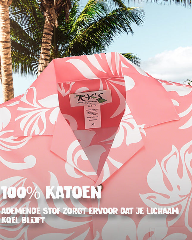 Havaijipaita Lomaviba Vaaleanpunaisessa