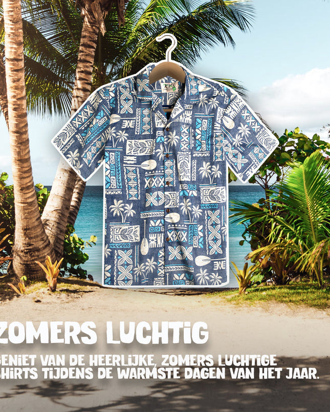 Tapa Blue Havaijipaita Miehille