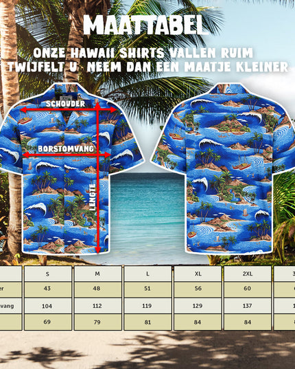 Hawaiian Shirt Sailing Around Hawaii