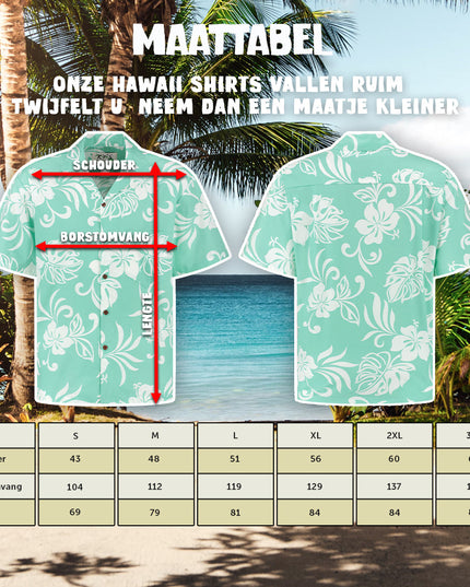 Hawaiian Shirt Vacation Flair in Turquoise