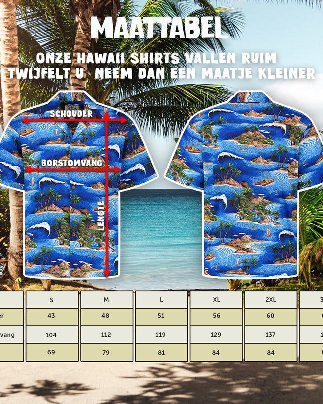 Purjehdus Havaijin ympäri -havaijipaita